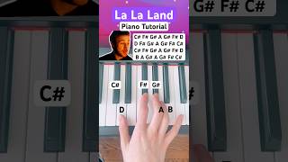 La La Land Piano Tutorial  Mia and Sebs theme 💃 🕺🏼🌅 piano shorts lalaland [upl. by Kegan]