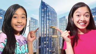 NEW YORK LUXURY APARTMENT TOUR  KAYCEE amp RACHEL in WONDERLAND FAMILY [upl. by Adnofal]