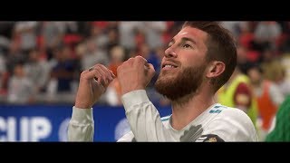 FIFA 18 Cinematic REAL MADRID VS LIVERPOOL Champions League Final Kiev 2018 Pirelli7 [upl. by Jarlathus5]