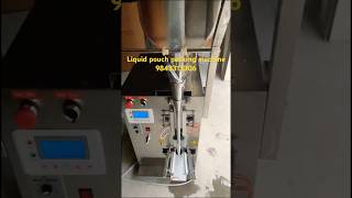 Liquid pouch packing machine 9843313306 paccoautomation coimbatore packing [upl. by Trebled768]