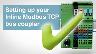 How to set up an Inline Modbus TCP bus coupler and its local IO [upl. by Illil]