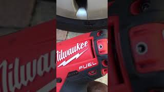 Can Milwaukee M12 38 Impact wrench remove lug nuts [upl. by Ahsekel]