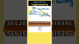 Problema trigonometría distancia a un edificio begoprofe matematicas trigonometria [upl. by Alcock]