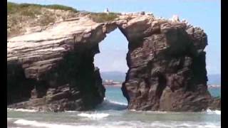 PLAYA DE LAS CATEDRALES RIBADEO LUGO [upl. by Nalliuq]