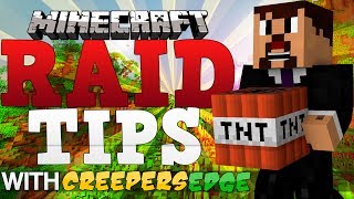 Minecraft Raid TipsTactics  Two Base Finding Methods [upl. by Anirual]