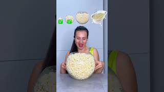 Popcorn 🍿 funny challenge comedy food katebrush [upl. by Anitniuq]