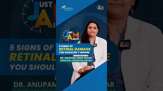 How do you know your retina is damaged  Dr Anupama  jam [upl. by Glarum]