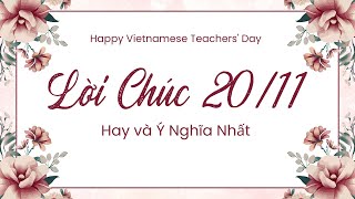 Ngày nhà giáo việt nam 2011  Những lời chúc ngày 2011 hay và ý nghĩa nhất  lời chúc 2011 [upl. by Otreblig]