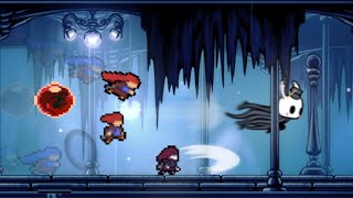 Hollow Knight  Speedrunner vs 4 Hunters from Celeste [upl. by Nowyt]