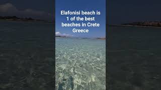 Elafonisi beach is 1 of the best beaches in Crete Greece travel [upl. by Brookner473]