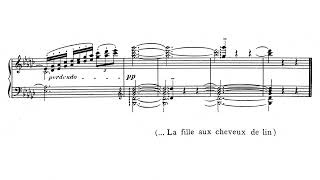 Claude Debussy The Girl with the Flaxen Hair sheet music [upl. by Itsim326]