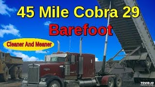 Barefoot 45 Mile Cobra 29 CB Radio  Mobile to Mobile [upl. by Esiuqcaj5]