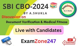 SBI CBO 2024 DOCUMENT VERIFICATION AND MEDICAL FITNESS ISSUES [upl. by Annuahs]