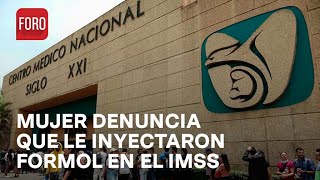 Caso de Nora Medrano Le inyectaron formol en el IMSS  En Una Hora [upl. by Sonahpets]