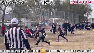 NEFFL ELITE PATRIOTS 12U 🆚 RED ZONE ALL STARS BUCCANEERS 12U [upl. by Lloyd]