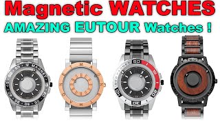 Beautiful MAGNETIC WATCHES from EUTOUR Full review  watches watchreviews affordablewatches [upl. by Thant546]