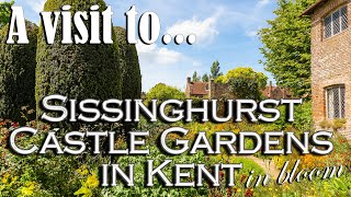 A visit to Sissinghurst Castle Garden in Bloom National Trust [upl. by Kalvin]