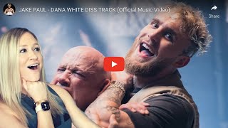 JAKE PAUL  DANA WHITE DISS TRACK Official Music Video  My Reaction [upl. by Mechling]