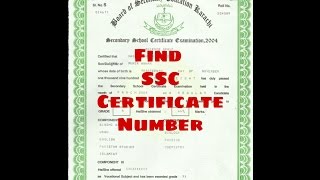 How to Find SSC Certificate Number । What which is 10Th Class SSC Certificate Number [upl. by Notsuoh]