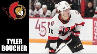 NHL Prospects  Tyler Boucher  2324 Highlights [upl. by Delmore]