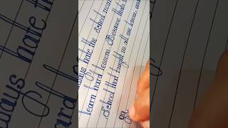 Neat and clean handwriting by ball pen  calligraphy handwriting youtubeshorts [upl. by Head]