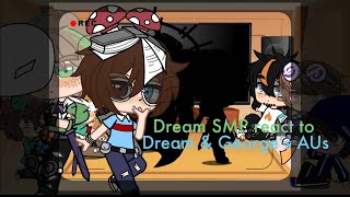 Dream SMP react to Dream amp George’s AUs  TW Swearing  Gacha Club [upl. by Clark]