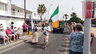 2024 💚🇮🇪☘️ HAPPY ST PATRICK DAY PUERTO DEL CARMEN LANZAROTE SPAIN ☀️🌴🇮🇨🇪🇦 [upl. by Daza]