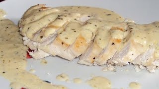 Receta de pollo en salsa estragón  Recipe chicken in tarragon sauce [upl. by Certie]