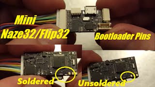 Mini Naze32Flip32 Bootloader Pin Location [upl. by Matuag478]