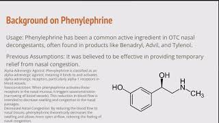 Proposal to End Use of Phenylephrine in OTC Nasal Decongestants [upl. by Aenad]