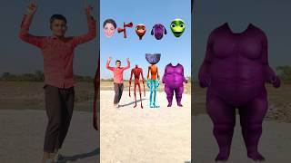 Dancing dame tu cosita and red fat dog amp purple siren correct head new matching video trending [upl. by Liggett]