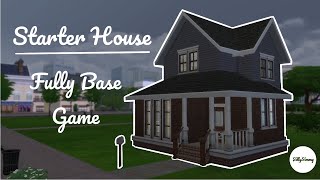 Sims 4  Starter Home ALL Base Game Speed build [upl. by Sisile25]