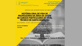 Formação docente de profissionais da saúde atuação na EPT [upl. by Nollat]