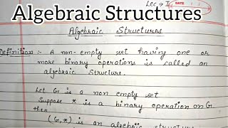 Algebraic Structures in Discrete Mathematics Binary Operation  Binary Composition  Group Theory [upl. by Aicenad332]