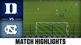 Duke vs North Carolina Match Highlights  2024 ACC Womens Soccer [upl. by Redliw86]