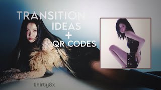 TRANSITION IDEAS 2  VIDEO STAR QR CODES [upl. by Elly]