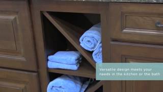 Medallion Cabinetry Base Crossmate Wine Storage Kitchen Storage Part 17 [upl. by Rodolphe]