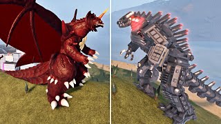 Destoroyah vs Mechagodzilla Epic Battle  Kaiju Universe [upl. by Sirrom]