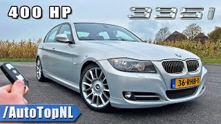 BMW Individual 335i E90 400HP GRANDPA SLEEPER REVIEW on AUTOBAHN by AutoTopNL [upl. by Airegin]