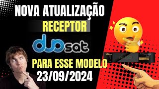 ATUALIZAÇÃO RECEPTOR DUOSAT PRODIGY NANO LIMIDET EM 23 DE SETEMBRO 2024 [upl. by Ahsyla]