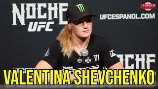 Valentina Shevchenko Focused and Rejuvenated Ahead of Trilogy with Alexa Grasso  Noche UFC [upl. by Yadrahc]