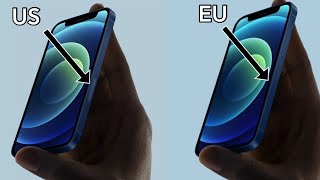 Difference between Us and Eu iPhone 12 models 5G MMVAWE EXPLAINED [upl. by Aela]