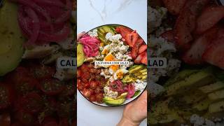 my take on a cobb salad full recipe in my substack healthyrecipes food cooking [upl. by Yzdnil]