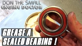 HOWTO Grease A Sealed Bearing [upl. by Sirenay579]