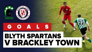 GOALS  Blyth Spartans 15 Brackley Town [upl. by Alo480]