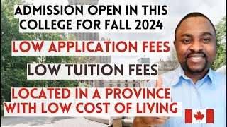 Top Cheapest University in Canada For International Students with Low Application Fees in 2024 [upl. by Airbma]