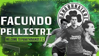 Facundo Pellistri ● Welcome to Panathinaikos FC 4K [upl. by Lathrope]