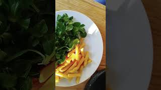 CORDON BLEU FRITES food recipe cooking cuisinerecipe shorts [upl. by Tolliver695]