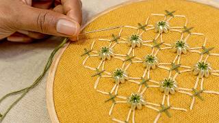 Master Hand Embroidery Stunning Beaded Cushion Covers  Step by Step Tutorial [upl. by Montague]