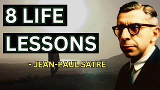 8 Life Lessons from JeanPaul Sartre Existentialism  The Wise Path [upl. by Aisital984]